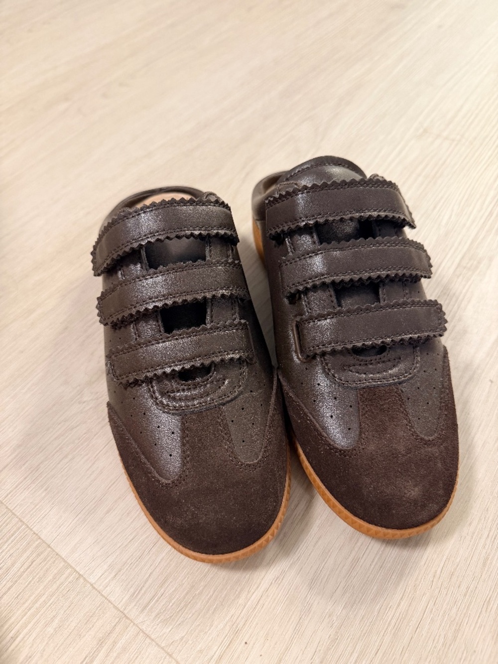 Steve Madden chocolate brown slip on sneakers size 8.5